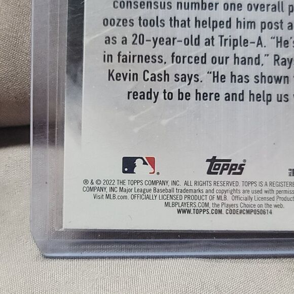 2022 Topps Stars of MLB Wander Franco Tampa Bay Rays holographic rookie card - Picture 8 of 13